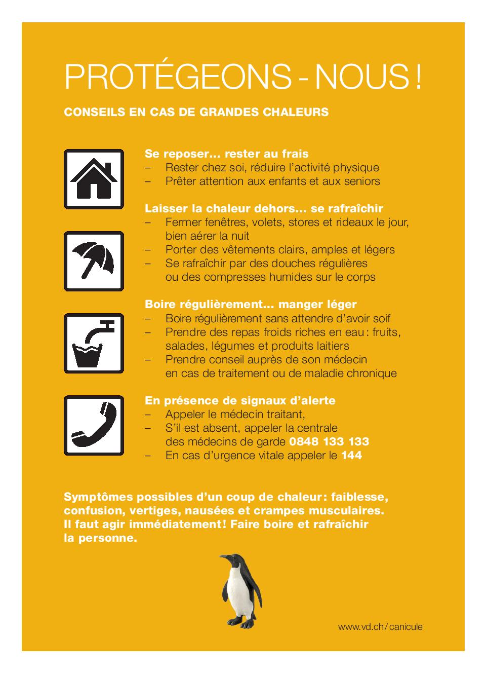 Conseil Canicule