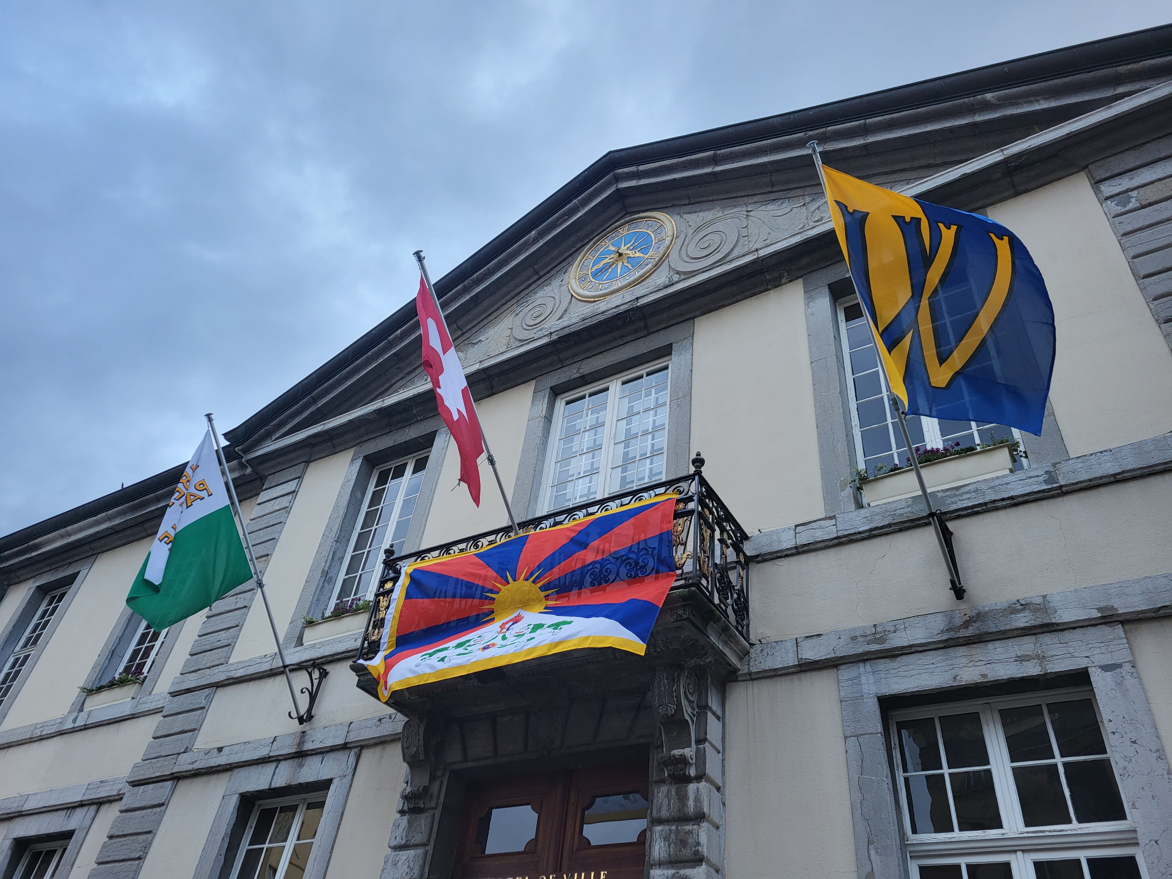 Drapeau tibétain Vevey