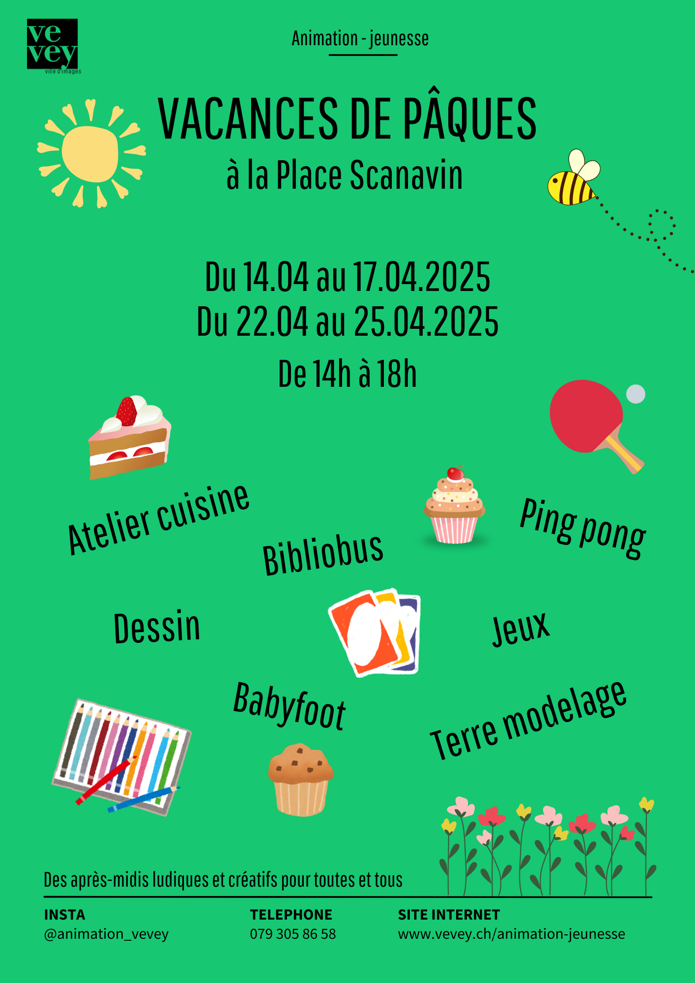 Affiche Vac Pâques 