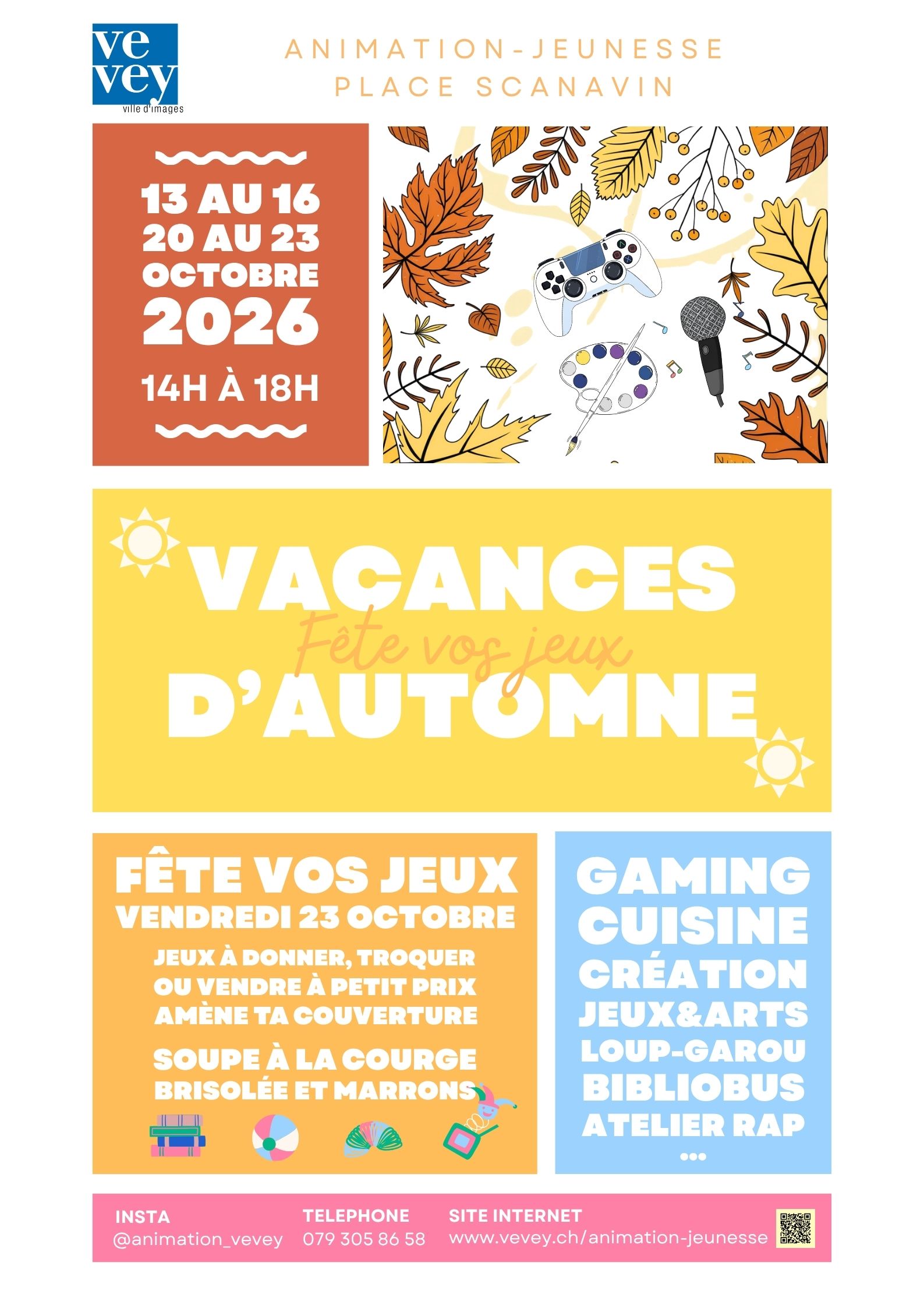 Vacances d'octobre 2026