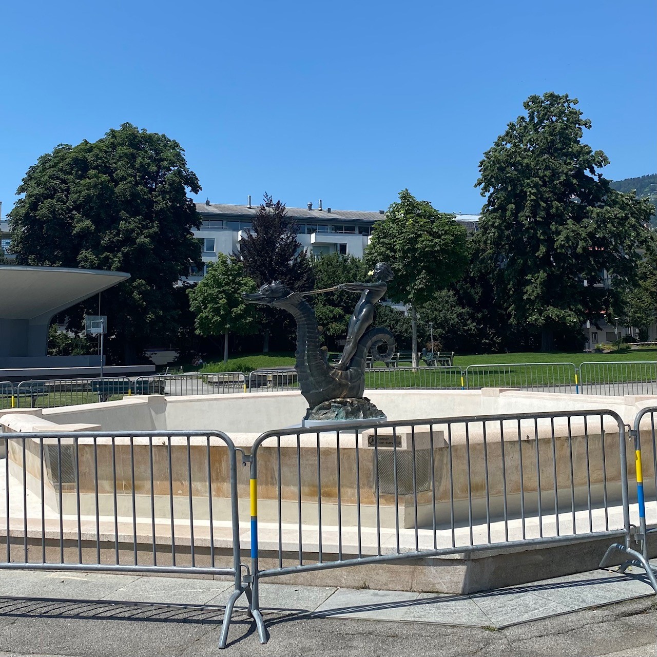 Fontaine Jardin du Rivage Vevey