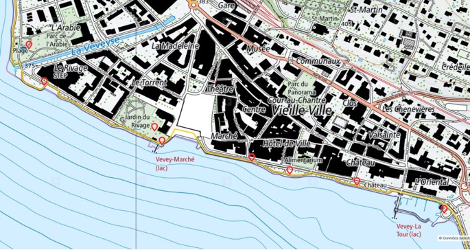 Carte des 8 postes