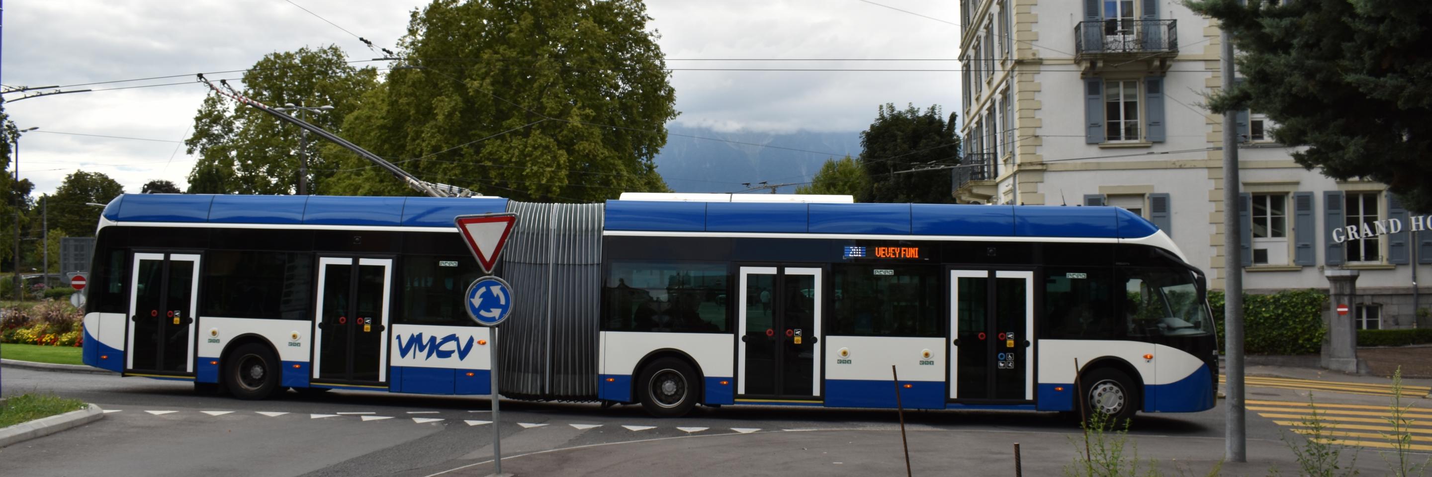 Bus des VMCV à Vevey