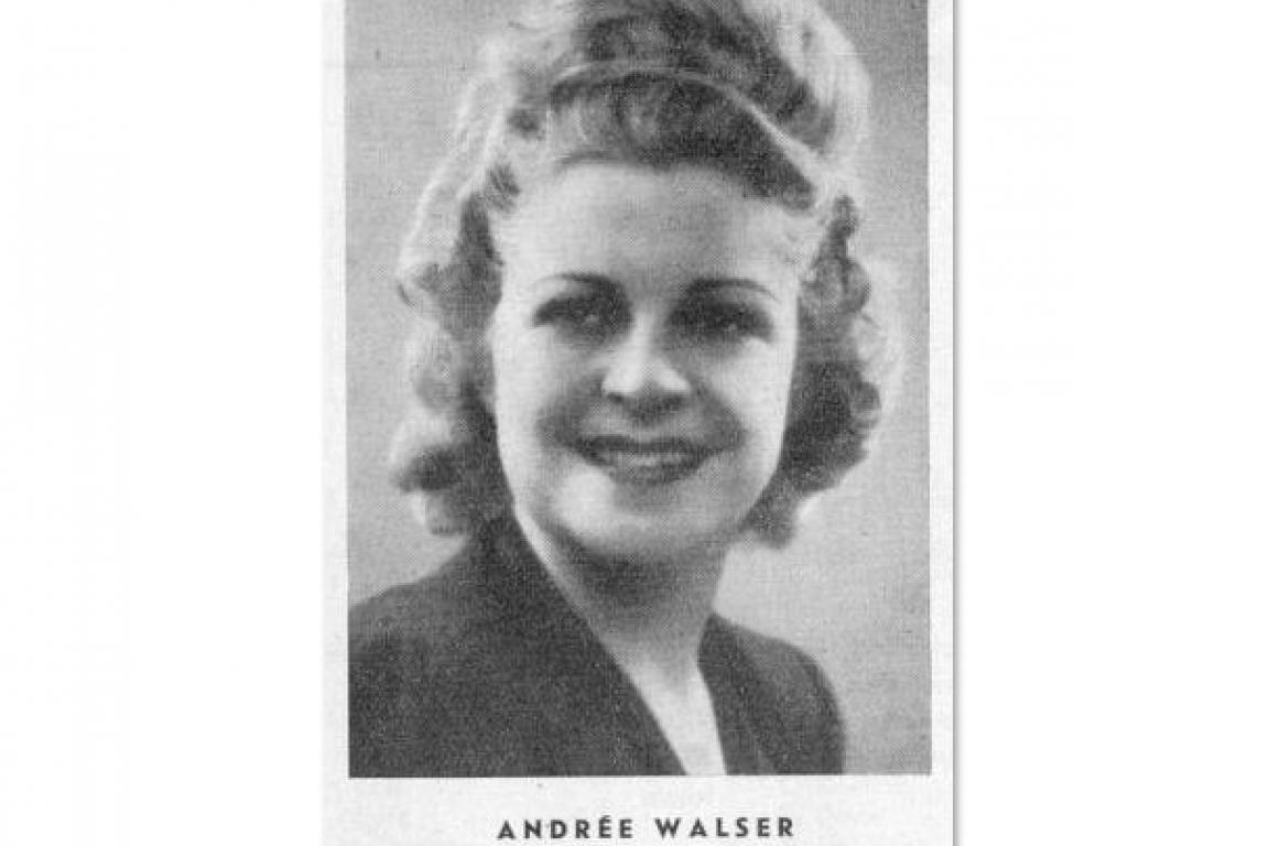 Andrée Walser 1948, de Radio-Lausanne