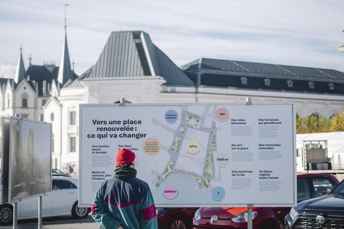 Panneau d'information