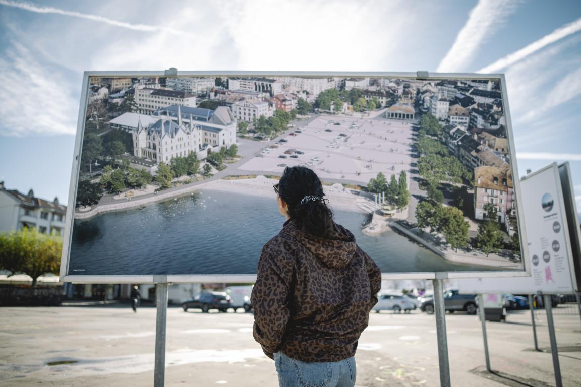 Panneau d'information