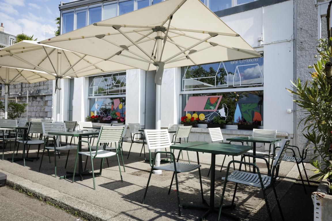 Terrasse du Café littéraire © Céline Michel