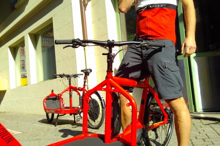 Coursier à vélo