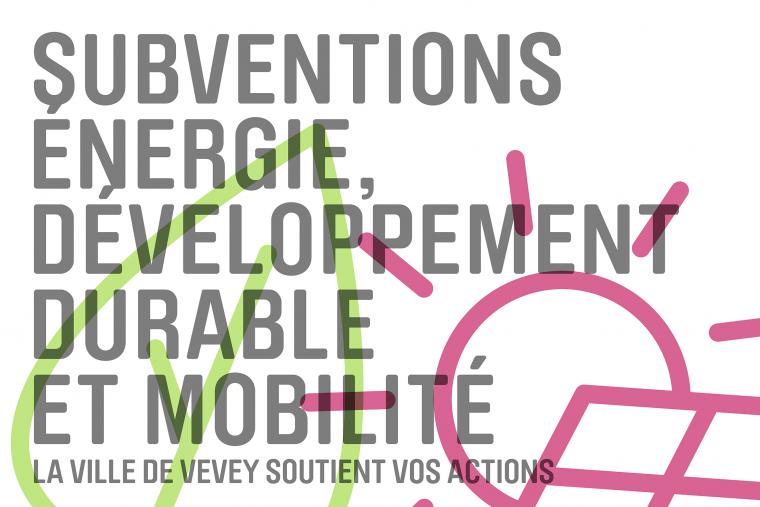 Subventions énergie développement durable Vevey