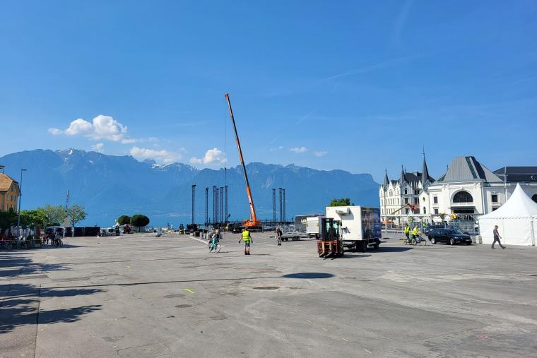 Montage Vibiscum Festival Vevey