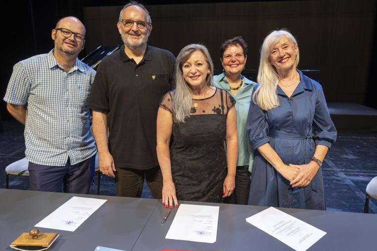 Signature convention tripartite Théâtre Le Reflet