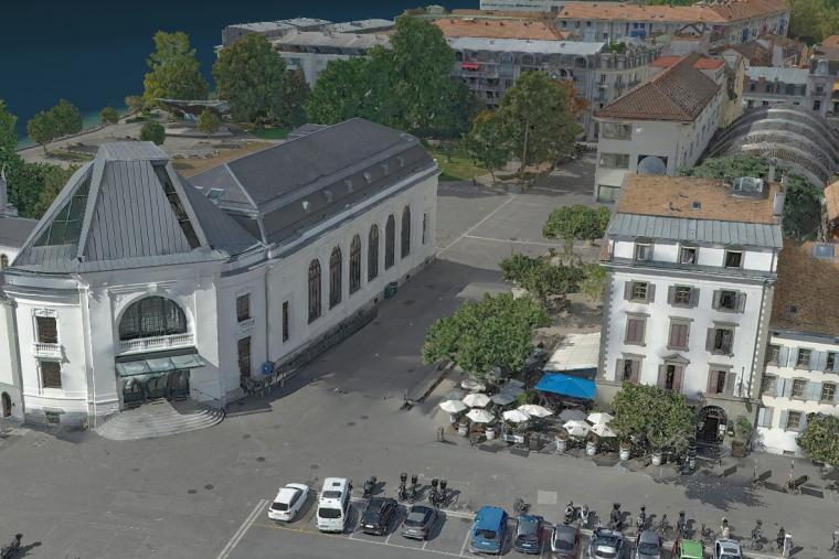 géoportail 3D Vevey