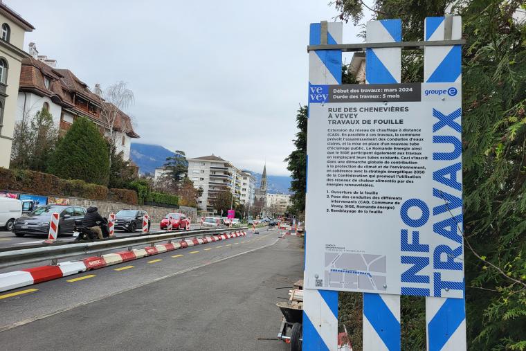 Travaux rue Chenevières