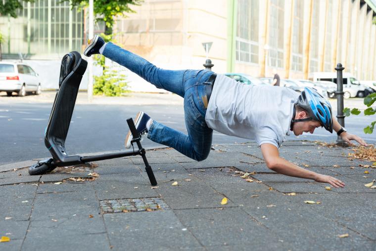 Accident trottinette 
